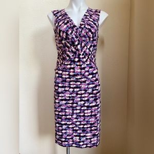 Ann Taylor patterned wiggle dress
